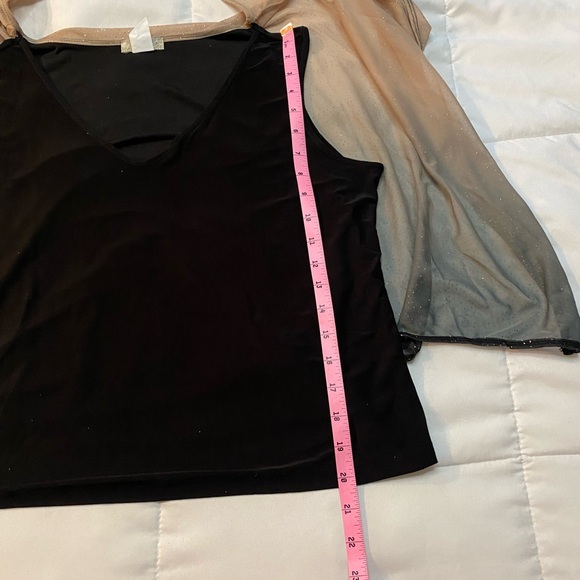 Nwot ivy ridge dolman flutter sleeve women’s blouse size pxl - Picture 6 of 7